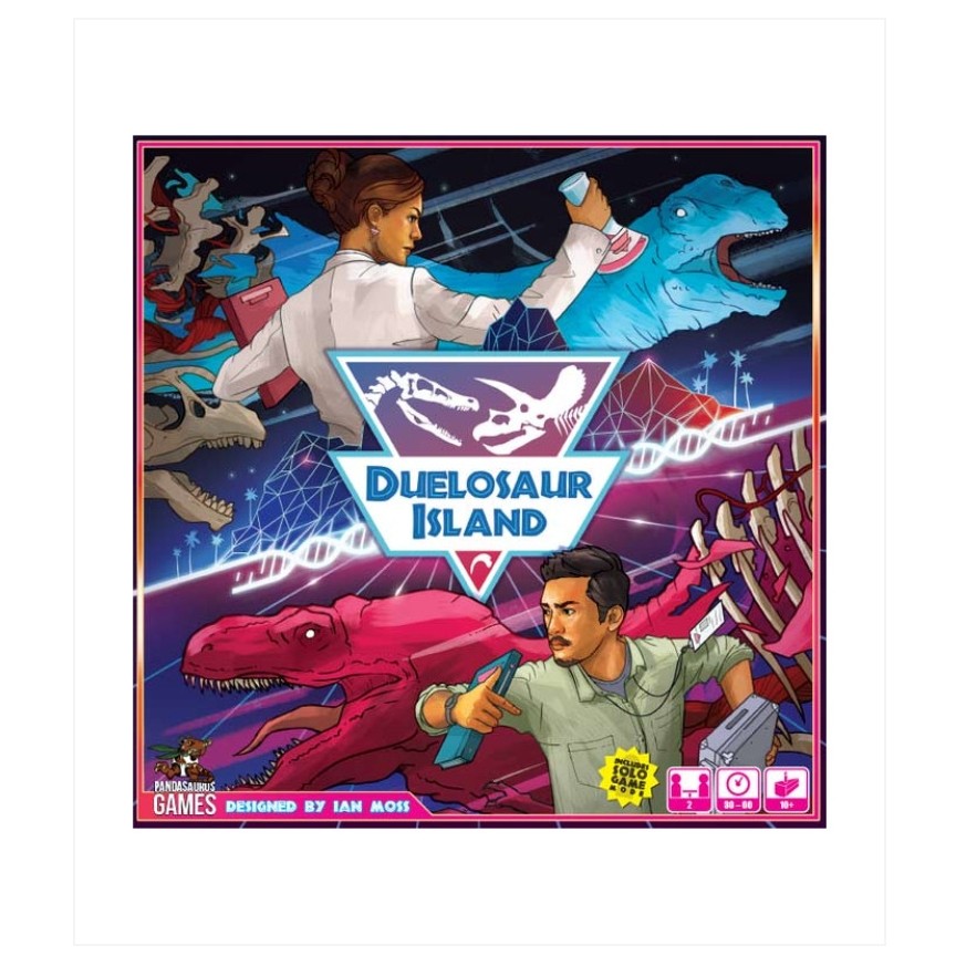 بازی رومیزی یا بردگیم جزیرۀ دوئلاسورها (Duelosaur Island)