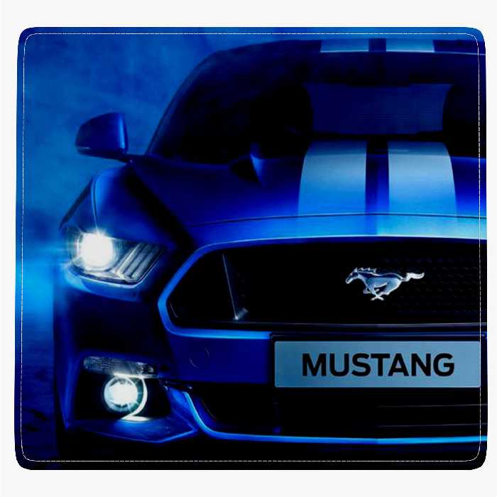 ماوس پد آی تمر مدل mustang car کد 293