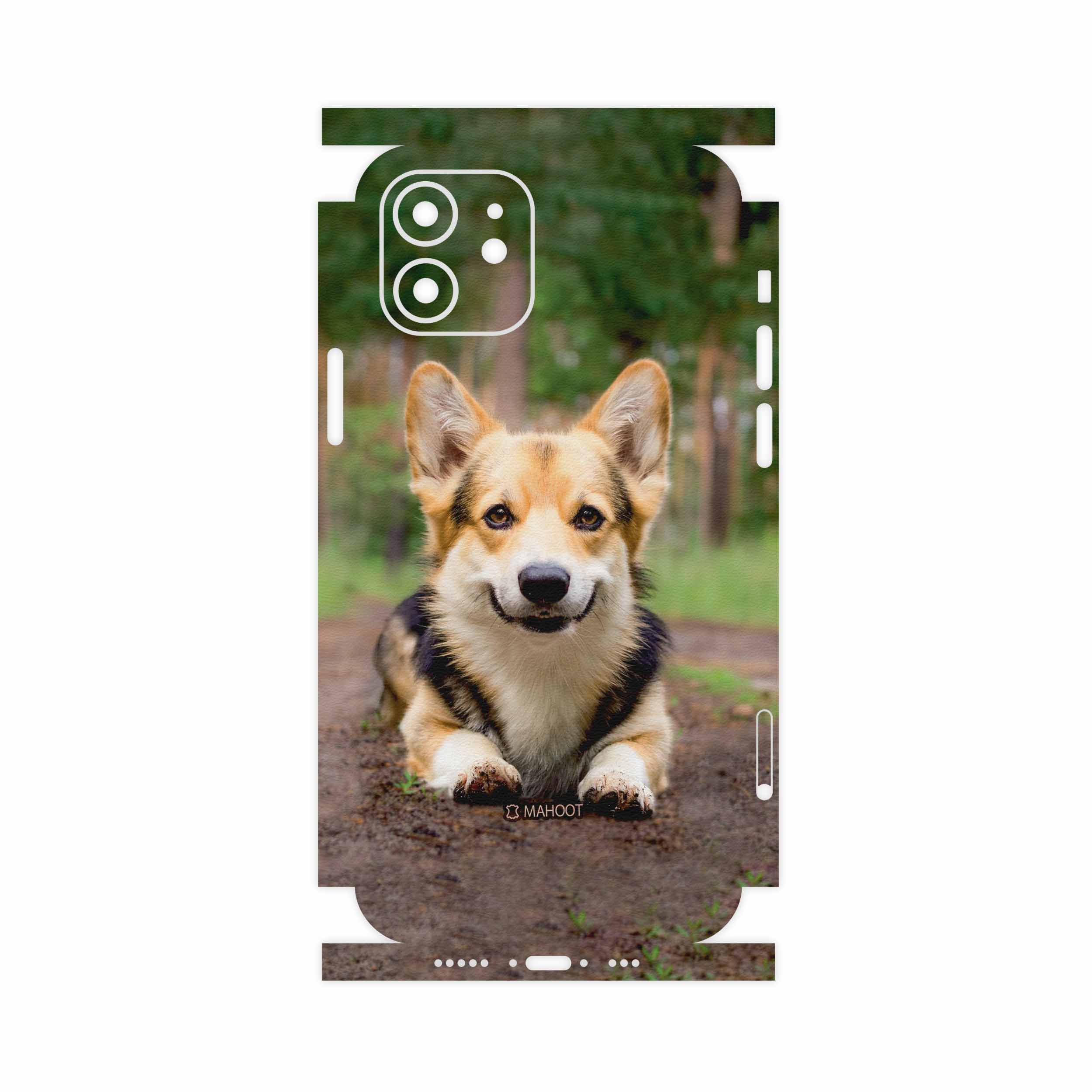 برچسب پوششی ماهوت مدل Dog-2-FullSkin مناسب برای گوشی موبایل اپل iPhone 12