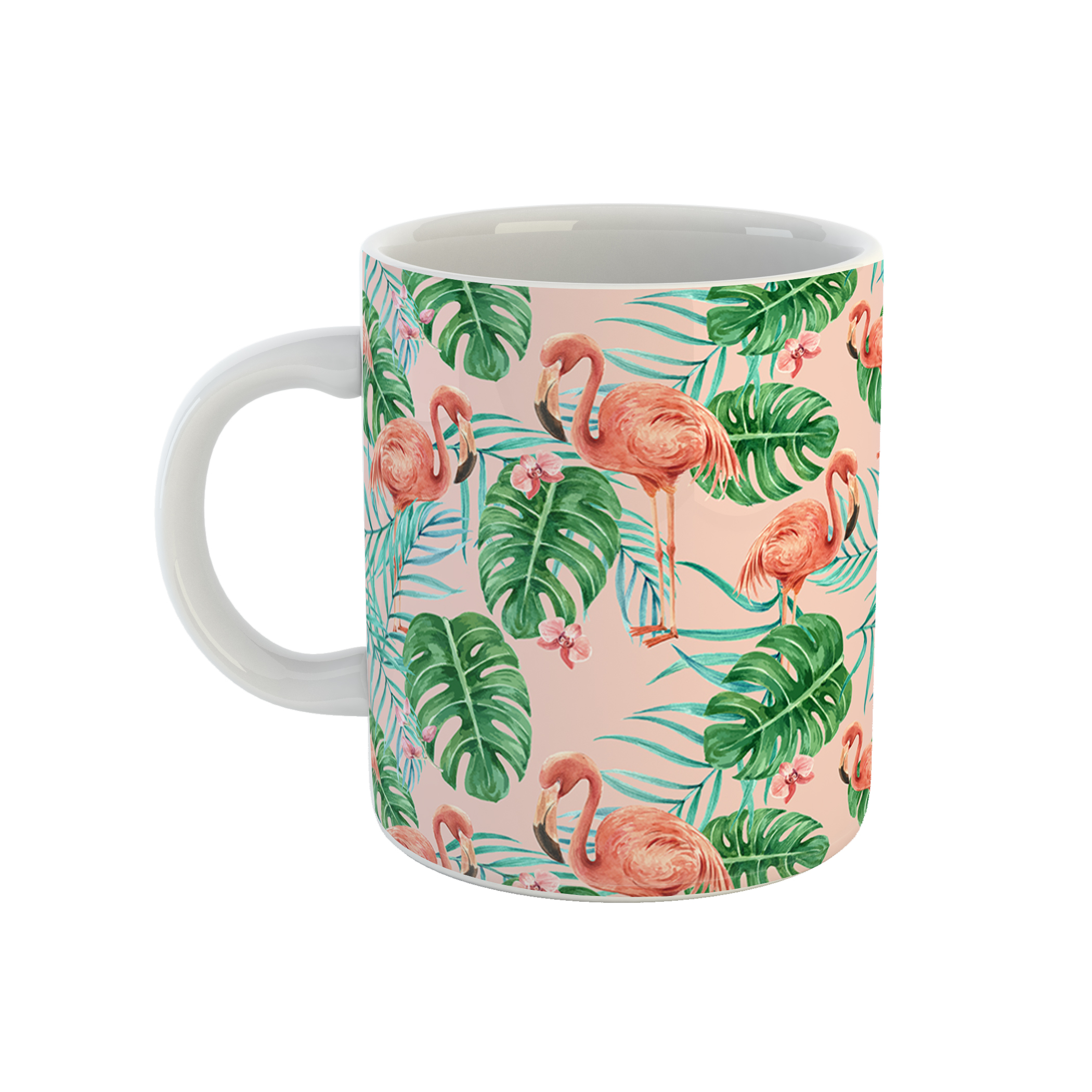 ماگ طرح فلامینگو وطبیعت