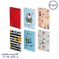 دفتر 40 خطی فنری کد212 و 214 (96) الیپون