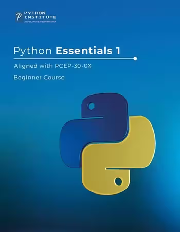 خرید و دانلود نسخه کامل کتاب Python Essentials 1: The Official OpenEDG Python Institute beginners course with practical exercises
