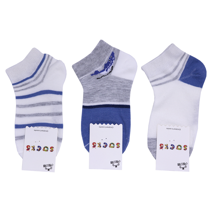 جوراب ساق بلند بچگانه مدل دریا کد 2 بسته 3 عددی