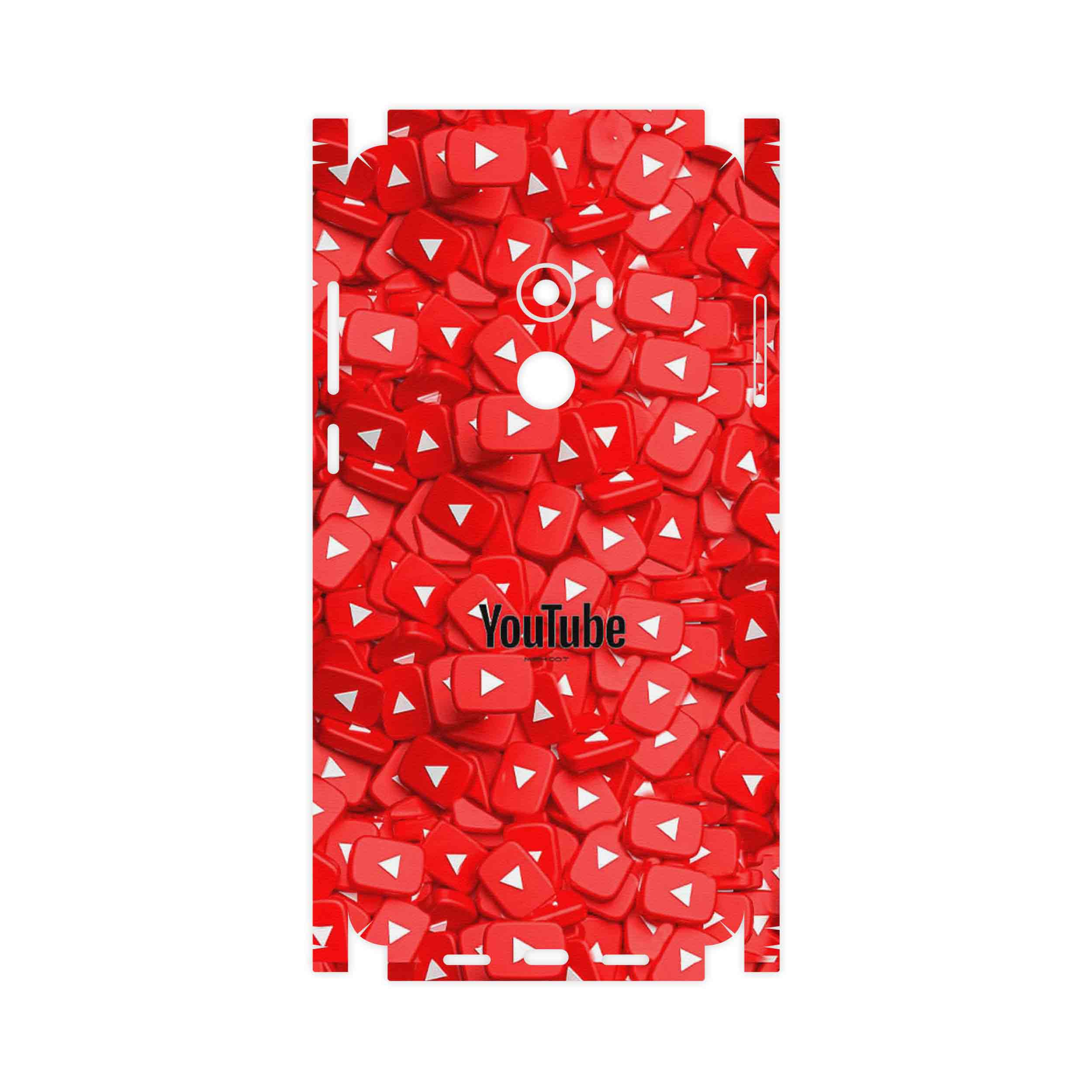 برچسب پوششی ماهوت مدل Youtube-FullSkin مناسب برای گوشی موبایل شیائومی Mi Mix 2