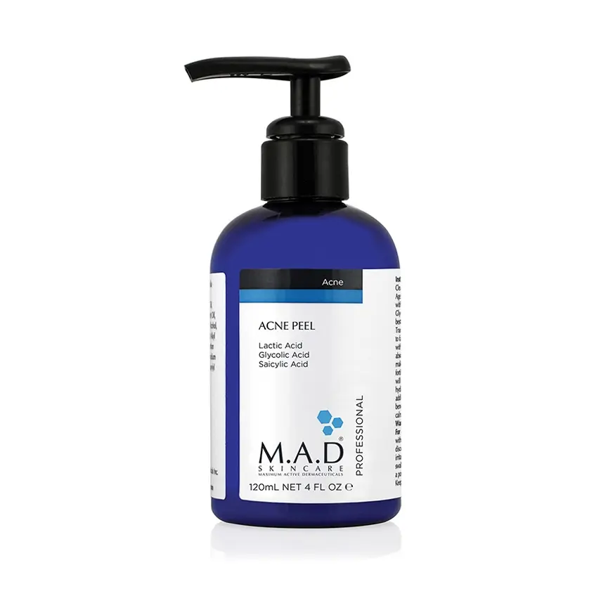 پیلینگ شیمیایی اسیدتراپی آکنه ام ای دی M.A.D