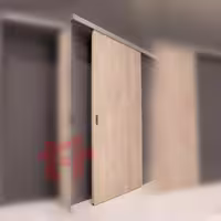 مکانیزم درب ریلی وال هنگ ساید تک درب چوبی فانتونی K103