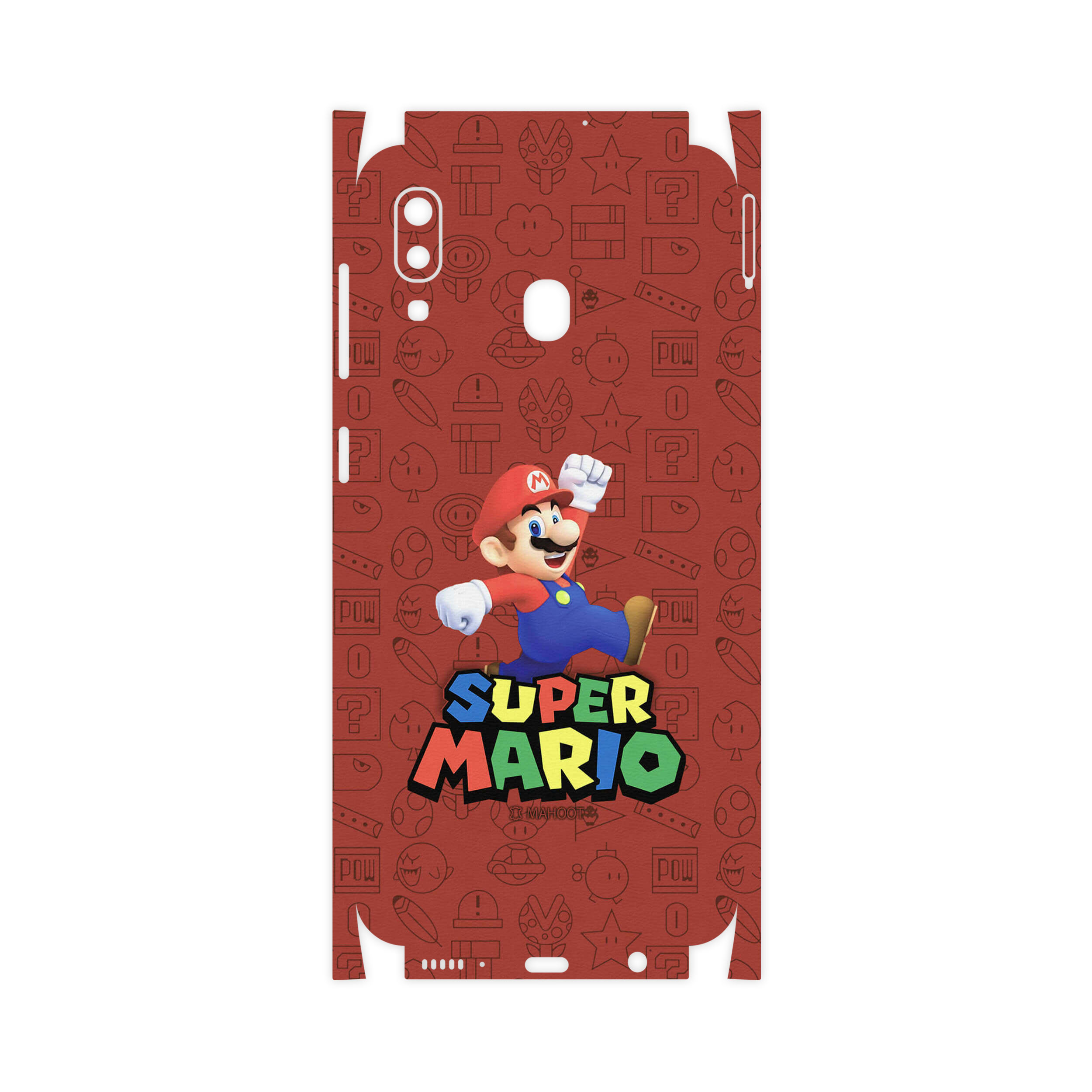 برچسب پوششی ماهوت مدل Super-Mario-Game-FullSkin مناسب برای گوشی موبایل سامسونگ Galaxy A20