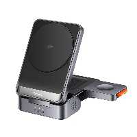 شارژر وایرلس سه کاره مک دودو مدل MagQ Qi2 Magnetic Wireless Charging Station CH-5193