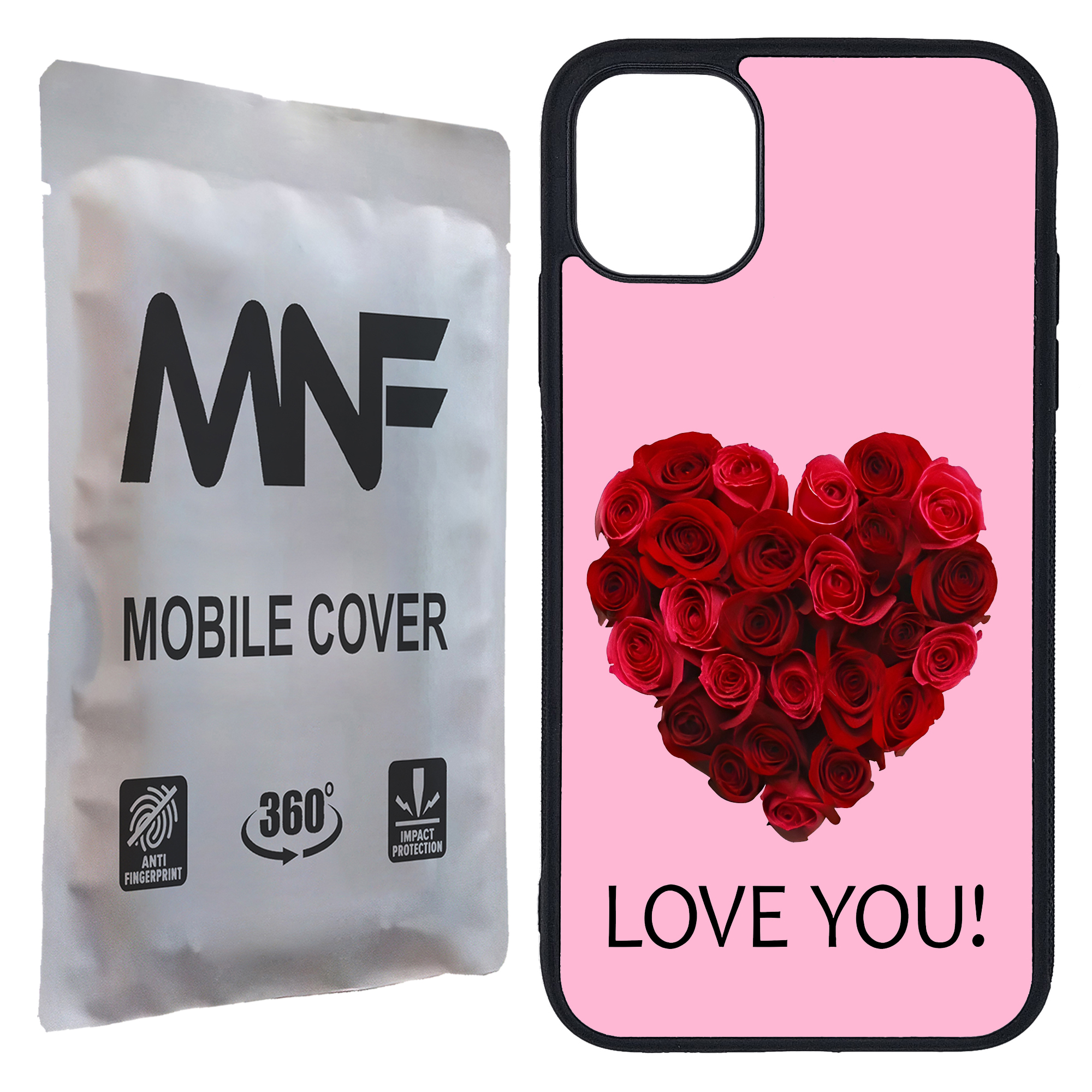 کاور ام ان اف طرح LOVE YOU کد P-042 مناسب برای گوشی موبایل اپل iPhone 11