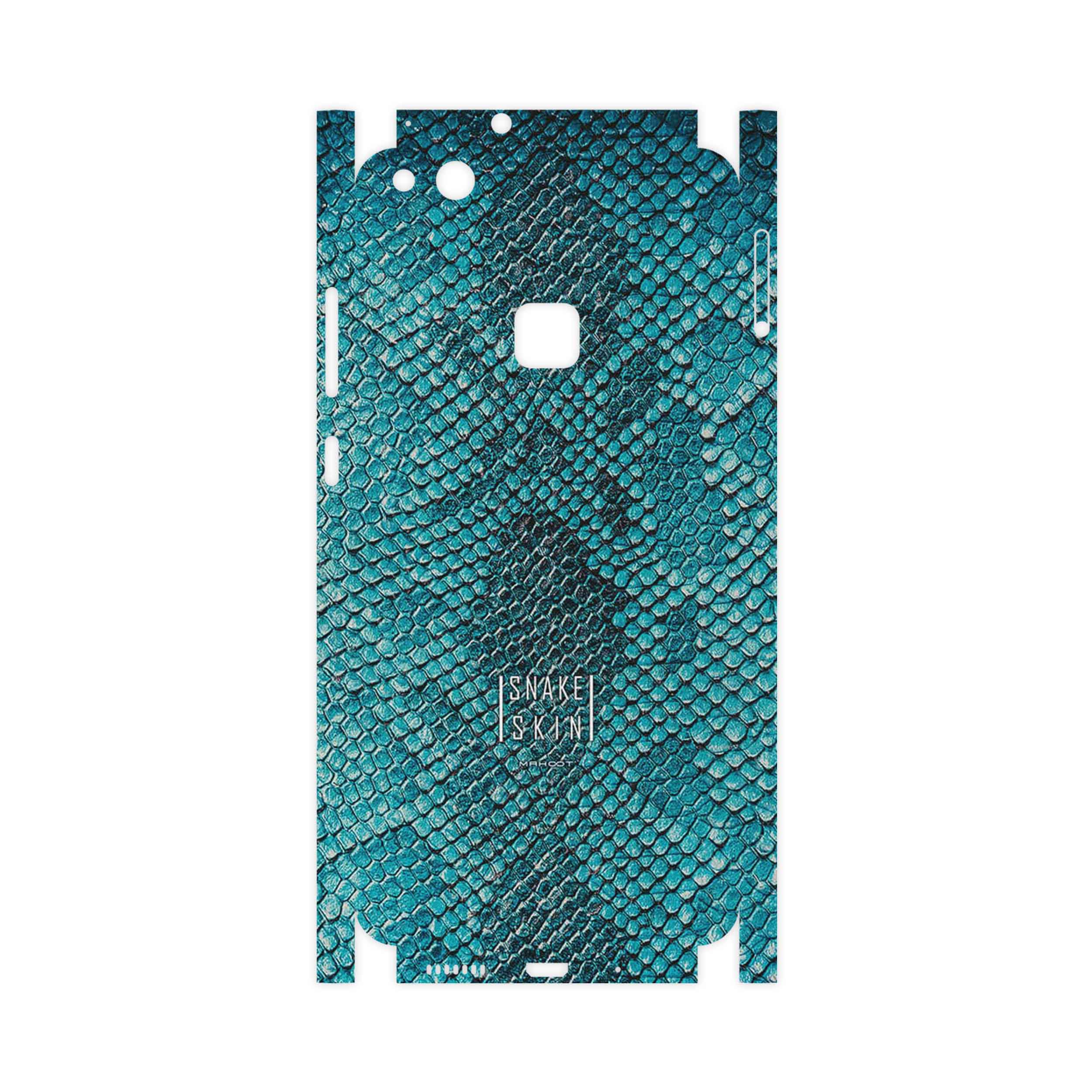 برچسب پوششی ماهوت مدل Blue Snake Skin-FullSkin مناسب برای گوشی موبایل هوآوی P10 Lite