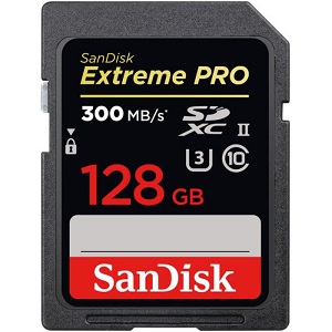 کارت حافظه SDXC سن دیسک مدل Extreme Pro V90 کلاس 10 استاندارد UHS-II U3 سرعت 300mbps ظرفیت 128 گیگابایت