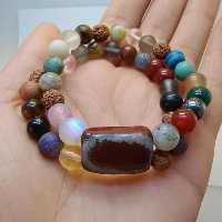 دستبند ژاسپر رودراکشا عقیق افسانه290