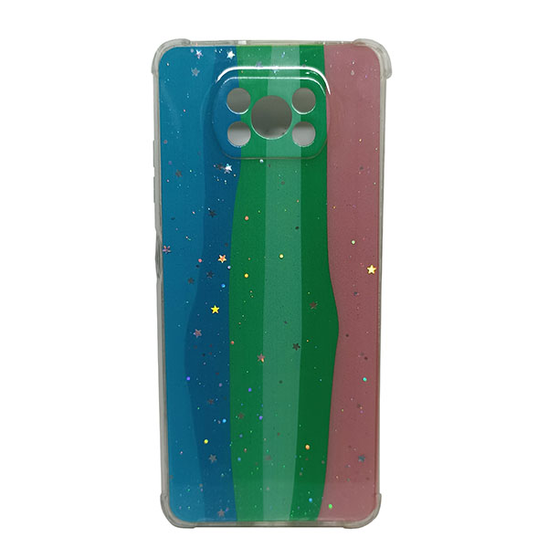 کاور مدل رنگین کمانی مناسب برای گوشی موبایل شیائومی Poco X3