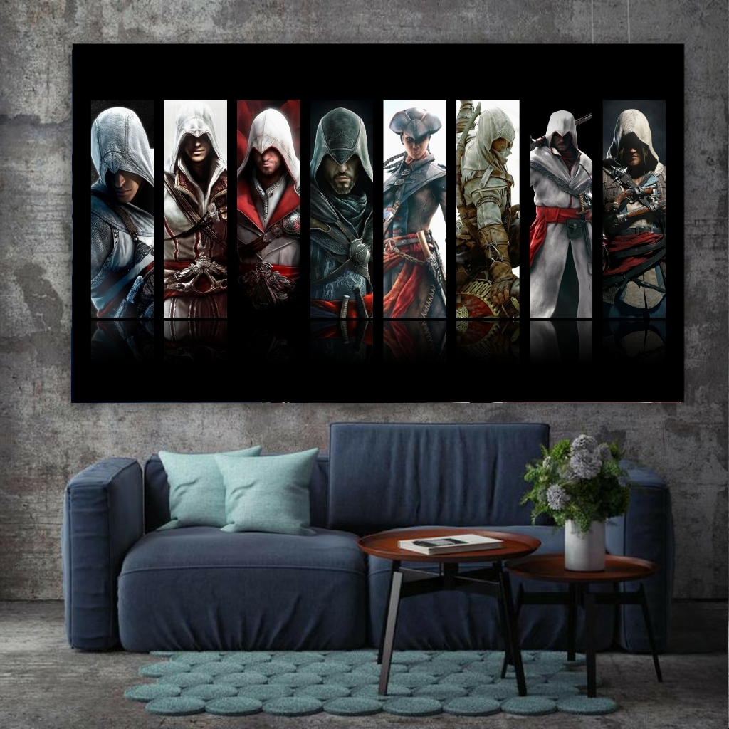 تابلو بوم طرح گیم اساسینس مدل SDB3130