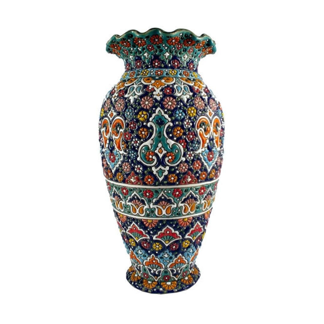 گلدان میناکاری کد 25