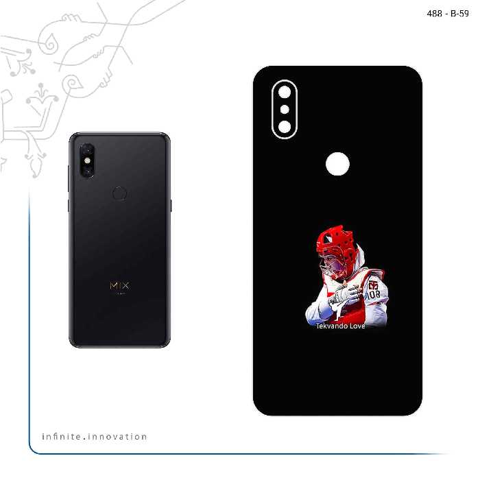 برچسب پوششی ماهوت مدل Tekvando مناسب برای گوشی موبایل شیائومی Mi Mix 3