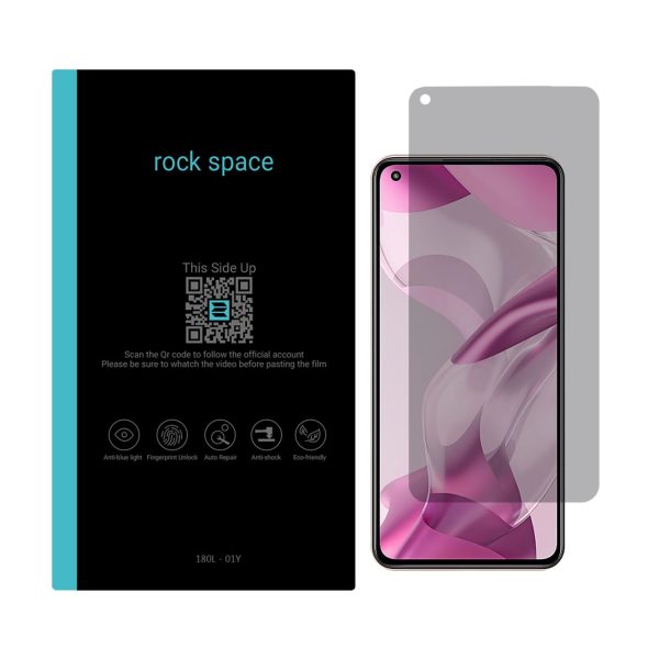 گلس شیائومی Mi 11 Lite 5G NE مدل نانو هیدروژل پرایوسی برند راک اسپیس کد S