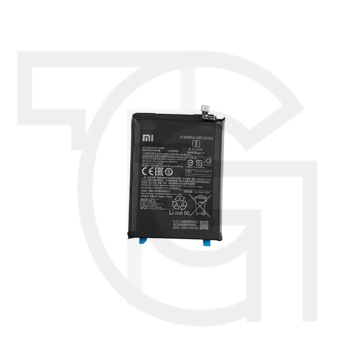 باتری شیائومی‌ردمی Battery Xiaomi Redmi M2103K19I