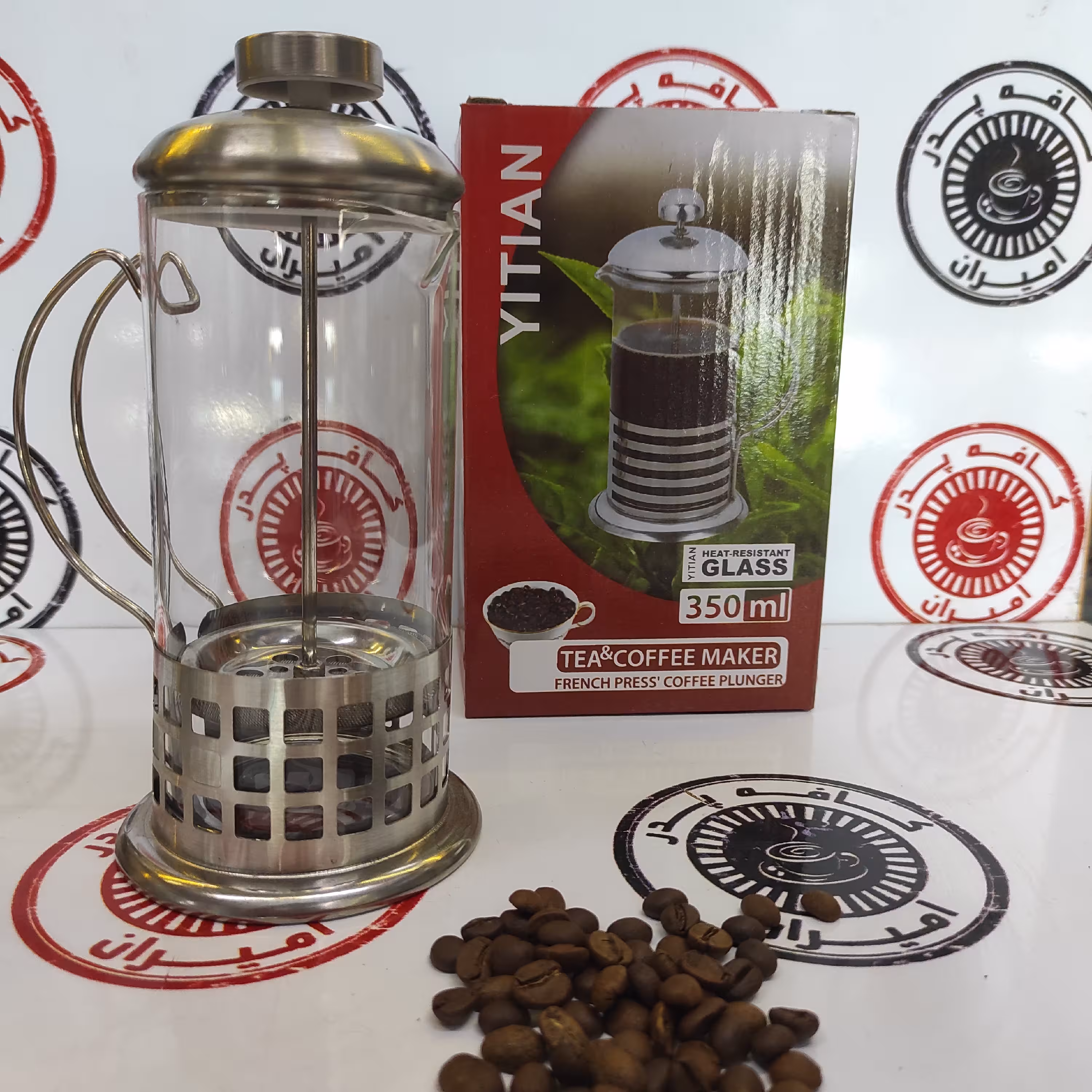 فرنچ پرس استیل 350ML