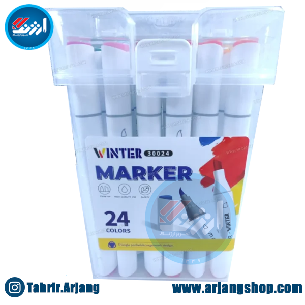 ماژیک رنگ آمیزی وینتر بسته 24 عددی