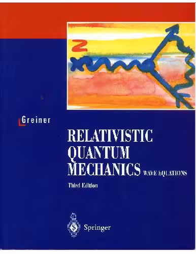 خرید و دانلود نسخه کامل کتاب Relativistic quantum mechanics Wave equations