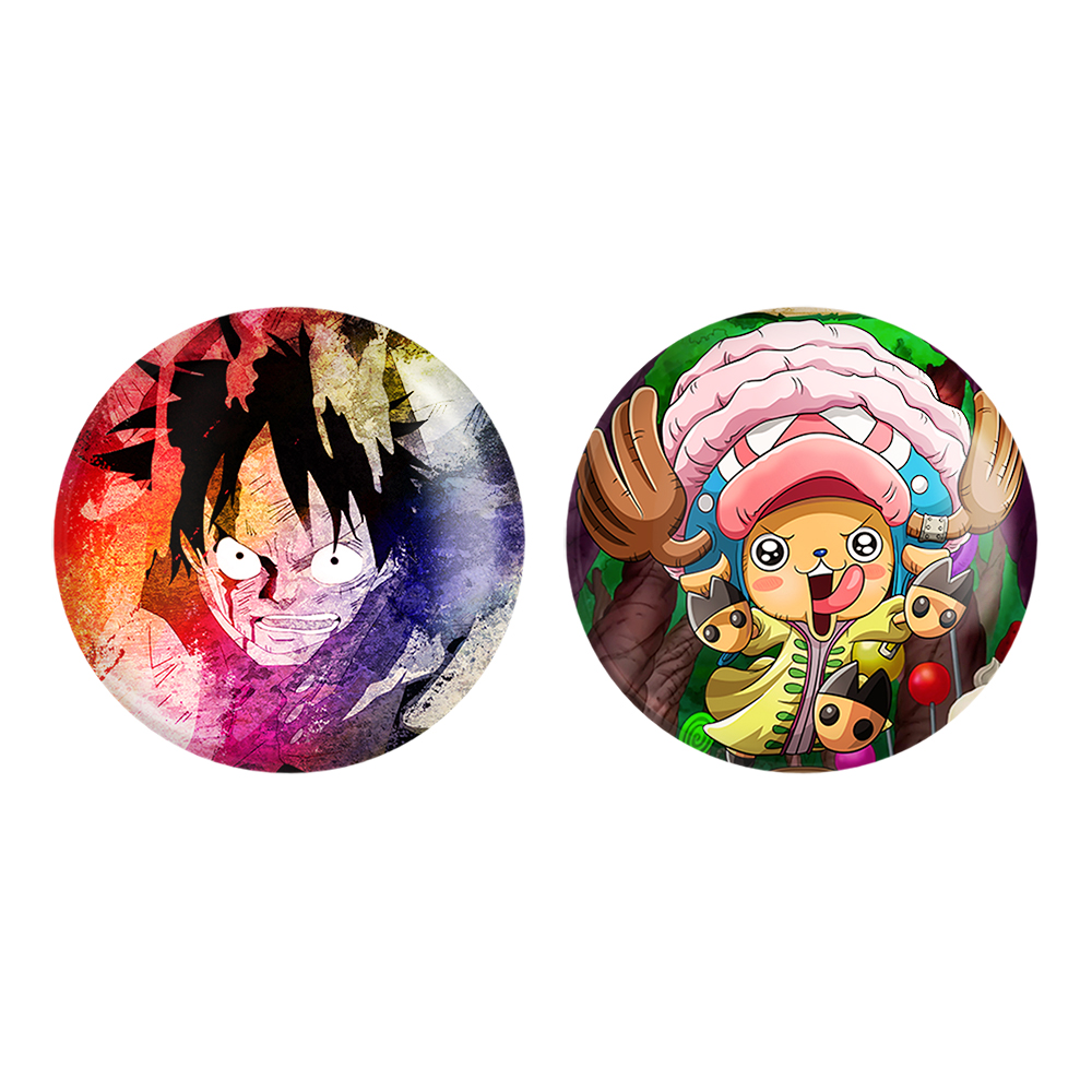 جاکلیدی خندالو مدل تونی تونی چاپر و لوفی انیمه وان پیس کد 1727117264 مجموعه 2 عددی