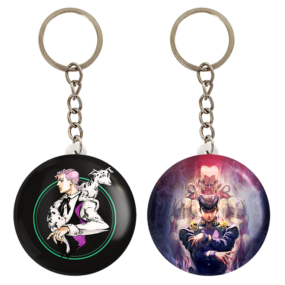 جاکلیدی خندالو مدل هیگاشکاتا جوسکه و وینگر دوپیو انیمه جوجو Jojo کد 1153611529 مجموعه 2 عددی