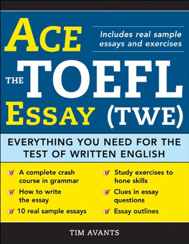 خرید و دانلود نسخه کامل کتاب Ace the TOEFL essay everything you need for the test of written English - PDF