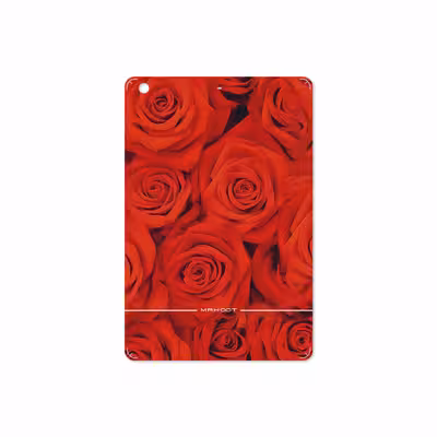 برچسب پوششی ماهوت مدل Red-Flower مناسب برای تبلت اپل iPad mini 2 2013 A1490