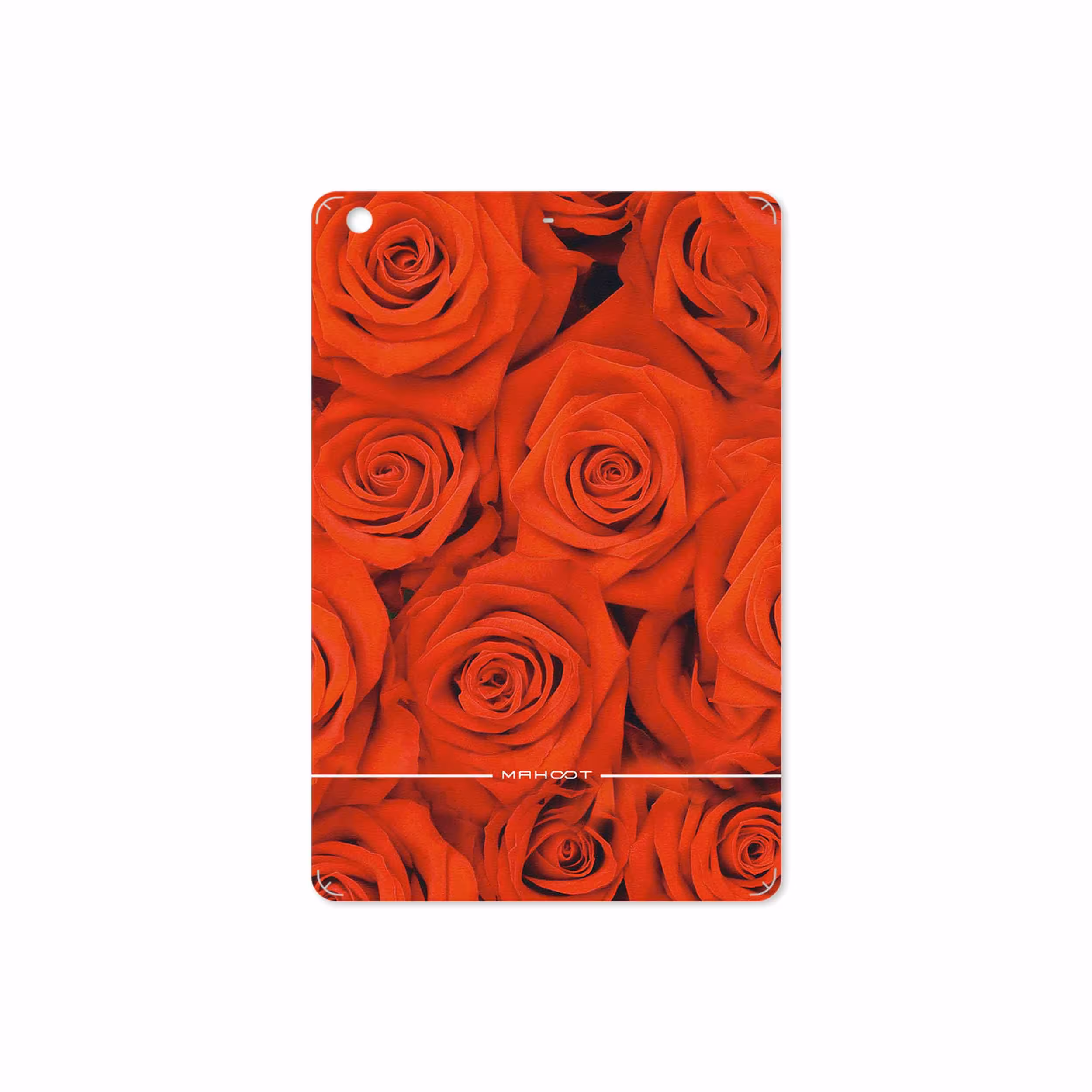 برچسب پوششی ماهوت مدل Red-Flower مناسب برای تبلت اپل iPad mini 2 2013 A1490