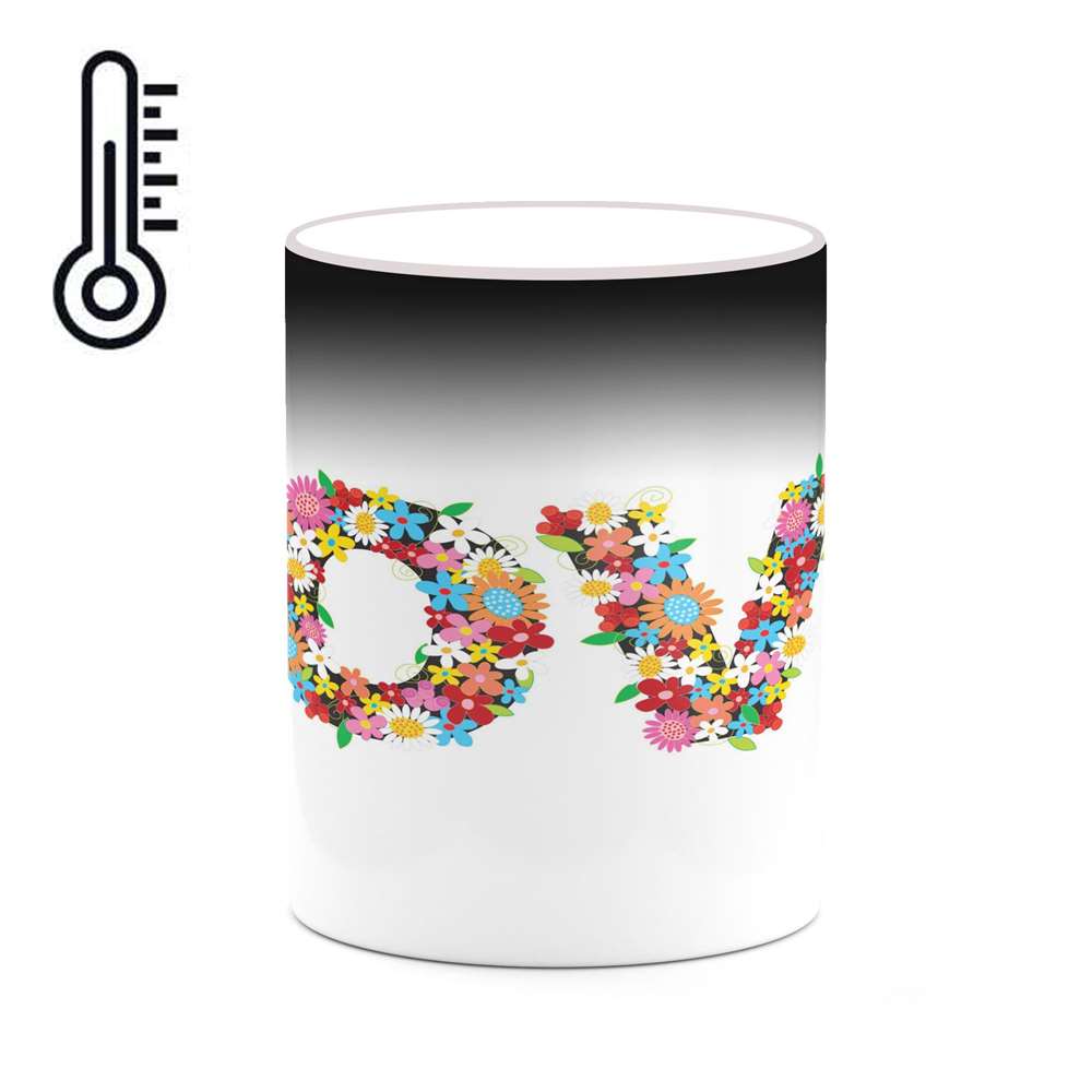 ماگ حرارتی کاکتی طرح Love مدل mgh20701