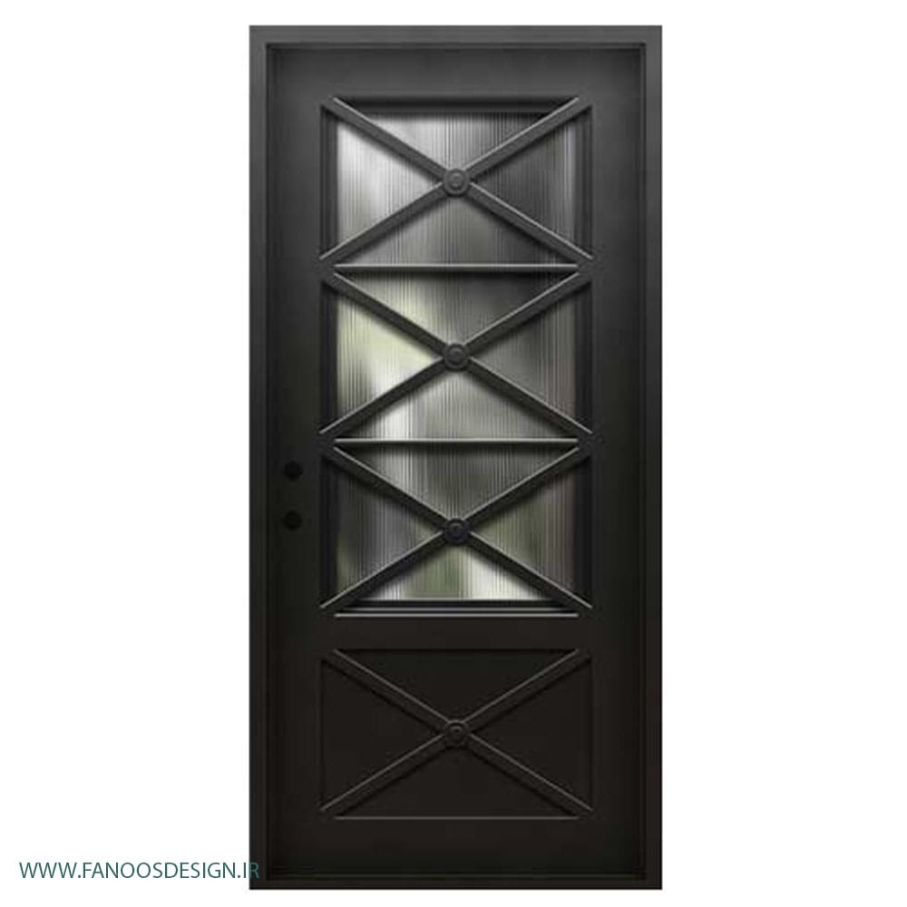 درب نفررو  فرفروژه فلزی لابی کد 2127