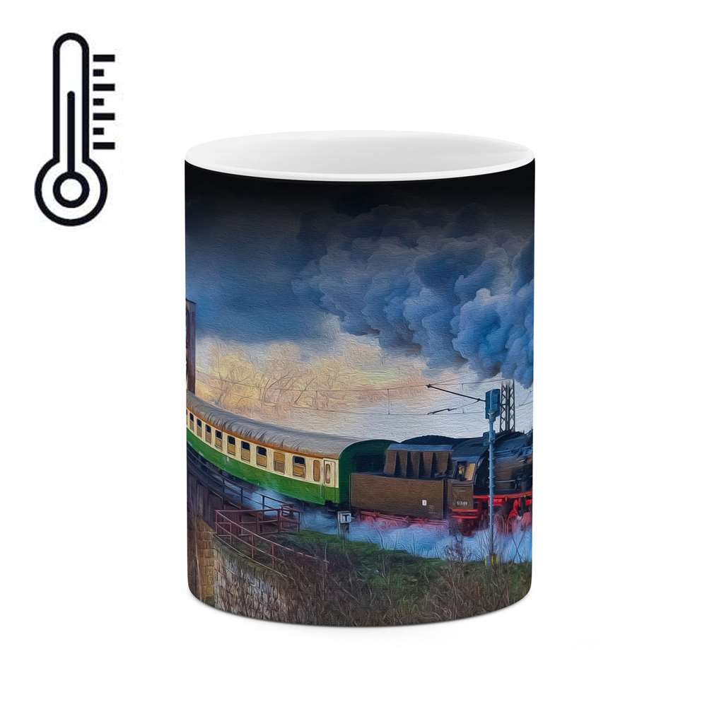 ماگ حرارتی کاکتی طرح قطار مدل mgh15341