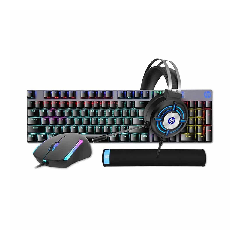 ست کیبورد و موس و هدفون گیمینگ RGB برند HP GM-3000 | فروشگاه اینترنتی شهر لپ تاپ