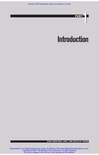 خرید و دانلود نسخه کامل کتاب HVAC Equations, Data, and Rules of Thumb