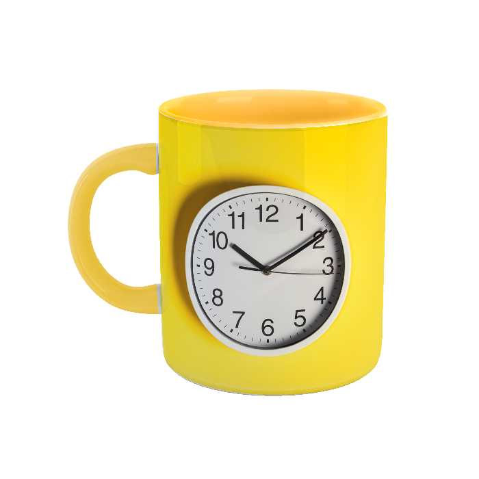 ماگ طرح ساعت مدل 01