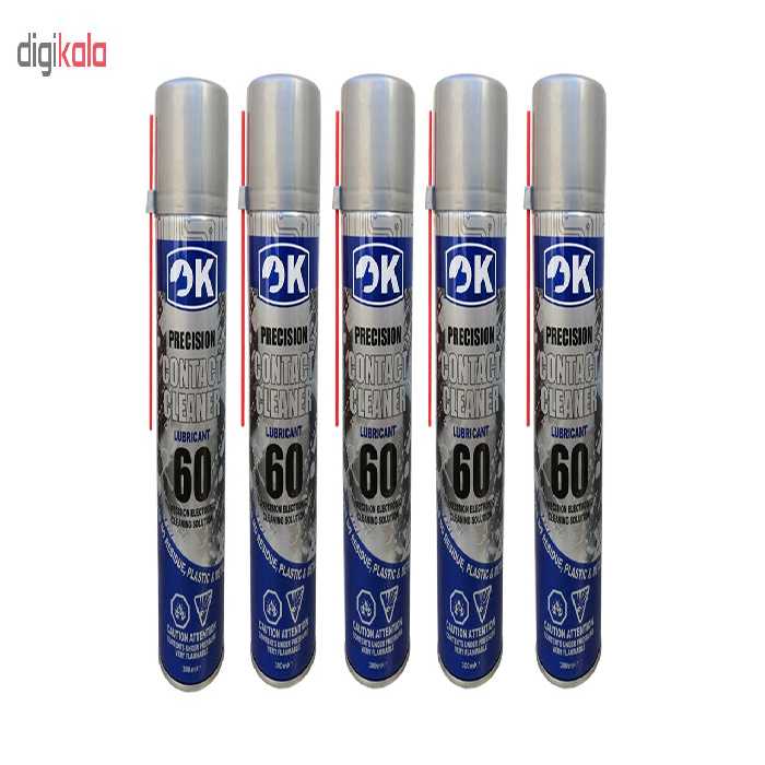 اسپری چرب اوکی مدل Contact Cleaner 60 بسته 5 عددی