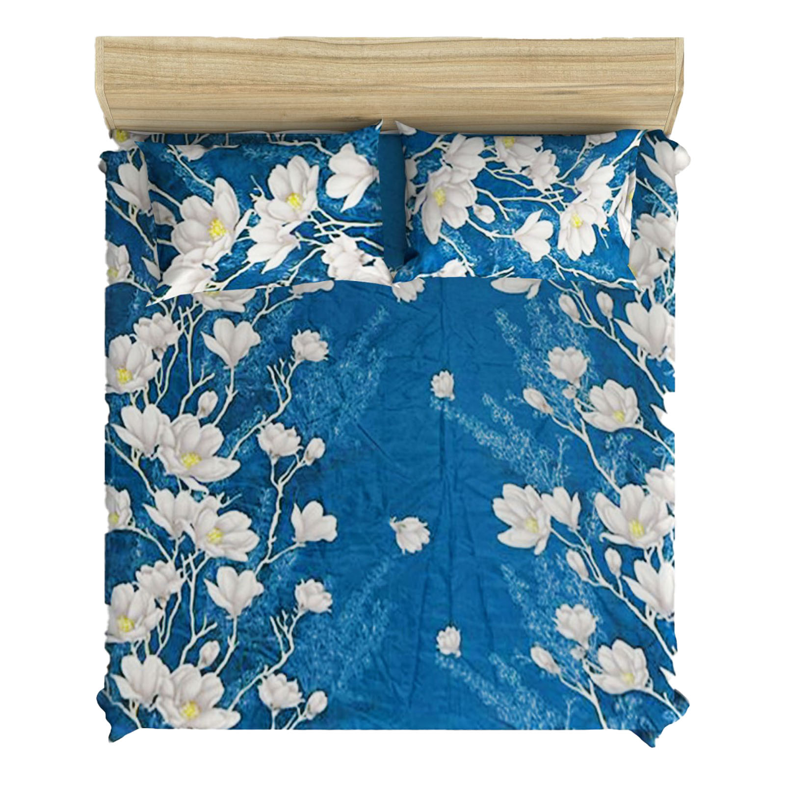 سرویس ملحفه کوکو جم مدل دیجی لیلیوم عرض 180 دونفره 3 تکه