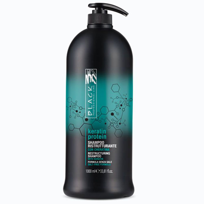 شامپو کراتین و پروتئین بلک پروفشنال Black Professional حجم 1000 میل