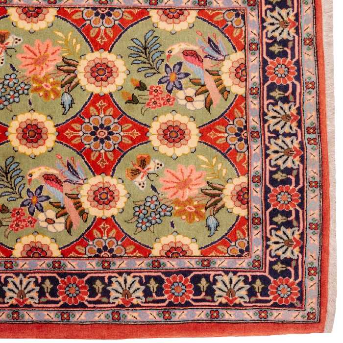 فرش دستباف قدیمی نیم متری سی پرشیا کد 174705