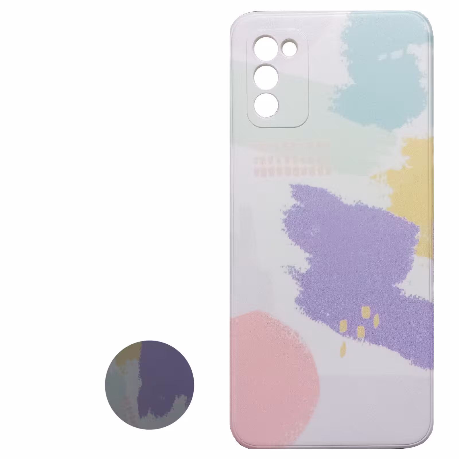 کاور مدل S0643 مناسب برای گوشی موبایل سامسونگ Galaxy A02s به همراه پاپ سوکت 