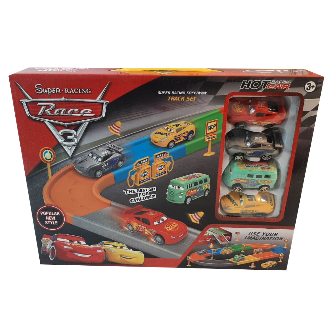  کیت ماشین بازی طرح پارکینگ مک کویین کد 22-2