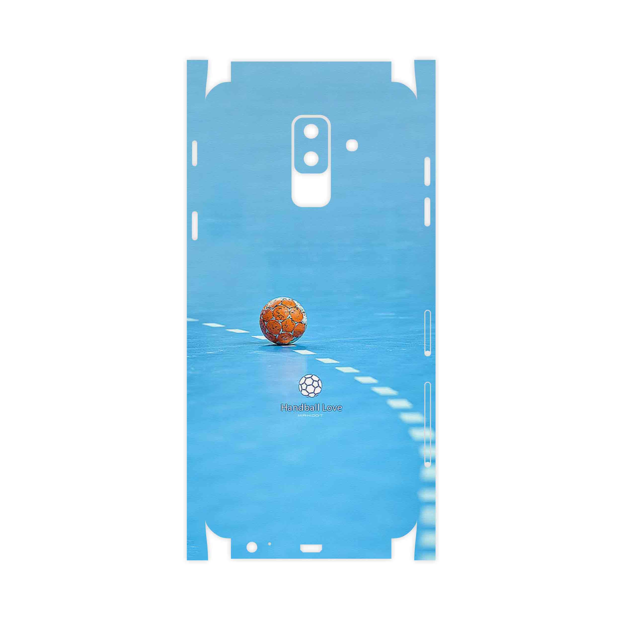 برچسب پوششی ماهوت مدل Handball-FullSkin مناسب برای گوشی موبایل سامسونگ Galaxy A6 Plus 2018