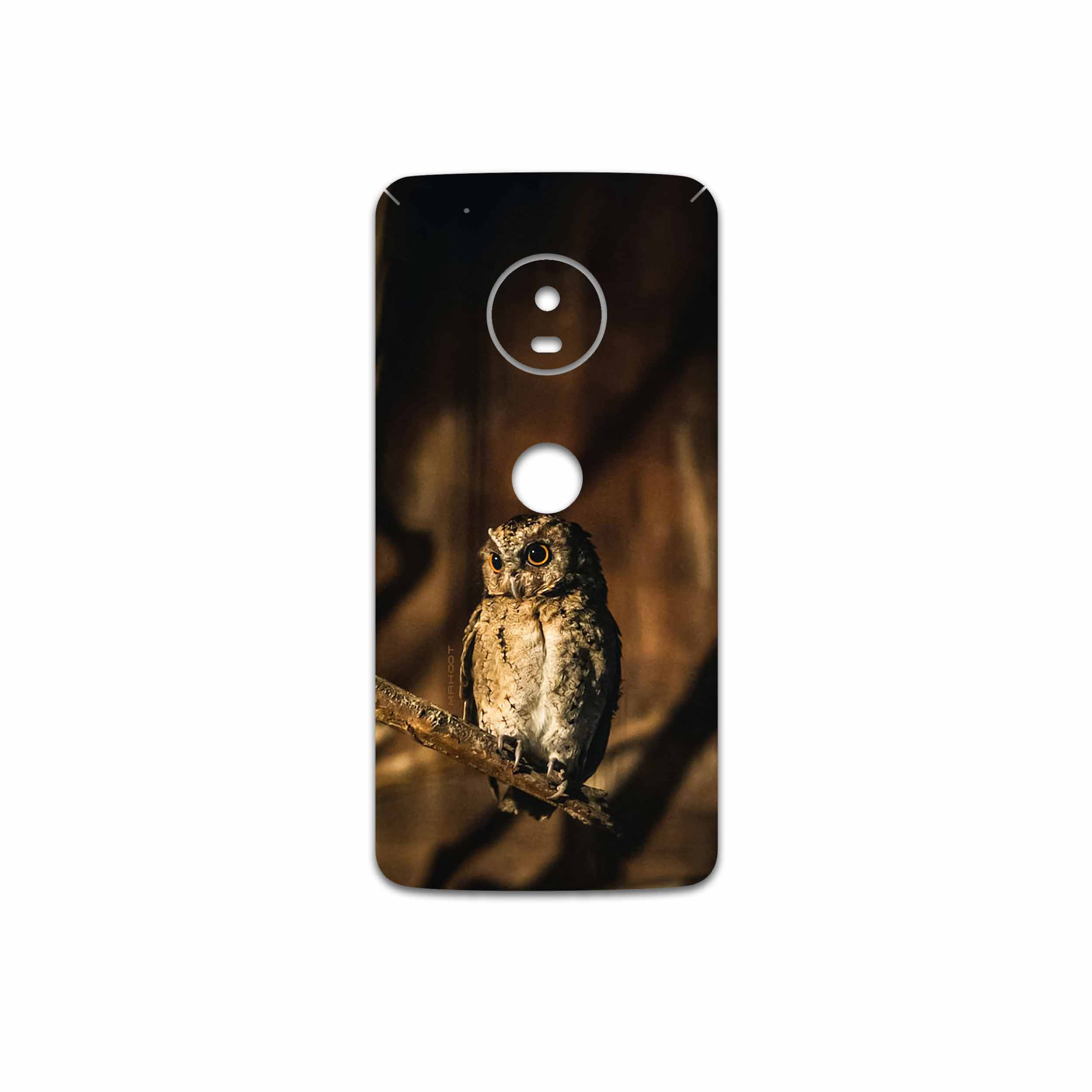برچسب پوششی ماهوت مدل Owl مناسب برای گوشی موبایل موتورولا Moto G5 Plus