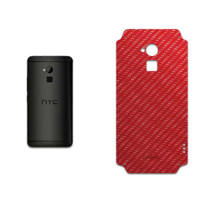 برچسب پوششی ماهوت مدل Red-Fiber مناسب برای گوشی موبایل اچ تی سی One Max