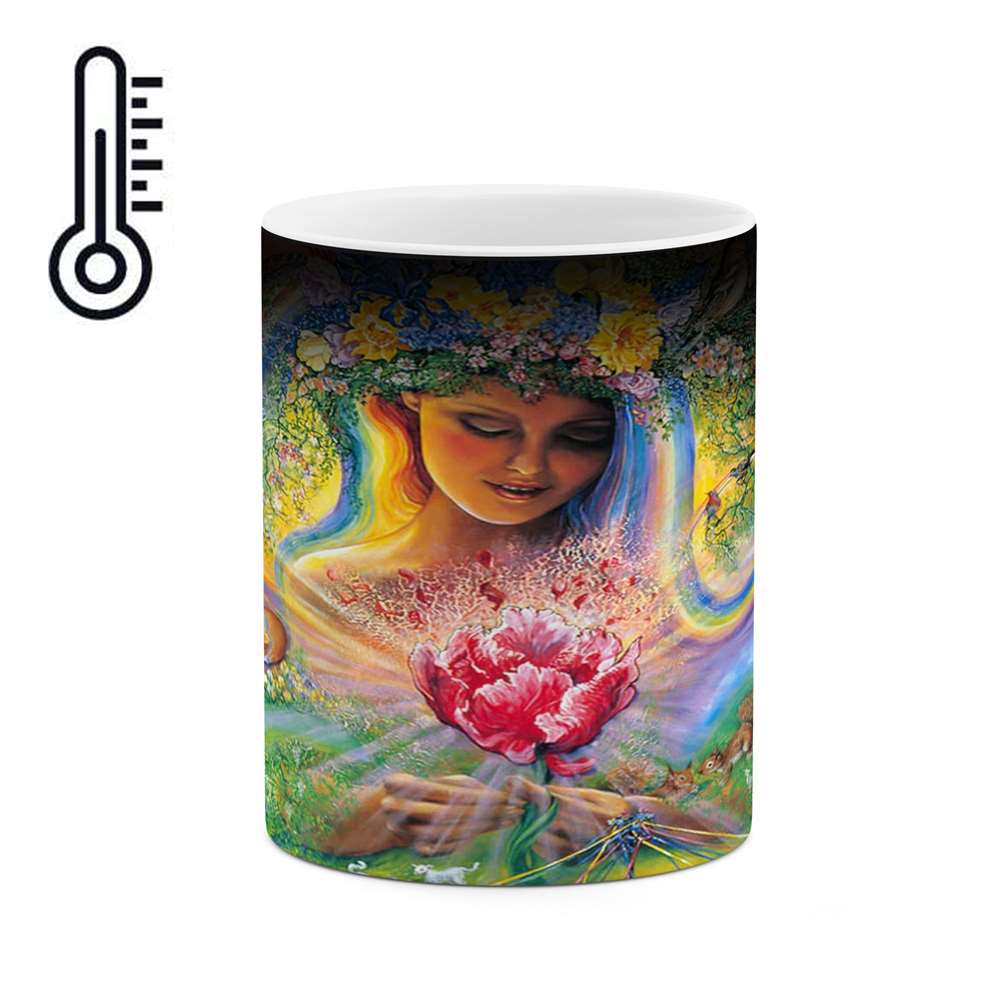 ماگ حرارتی کاکتی طرح نقاشی مدل mgh13709