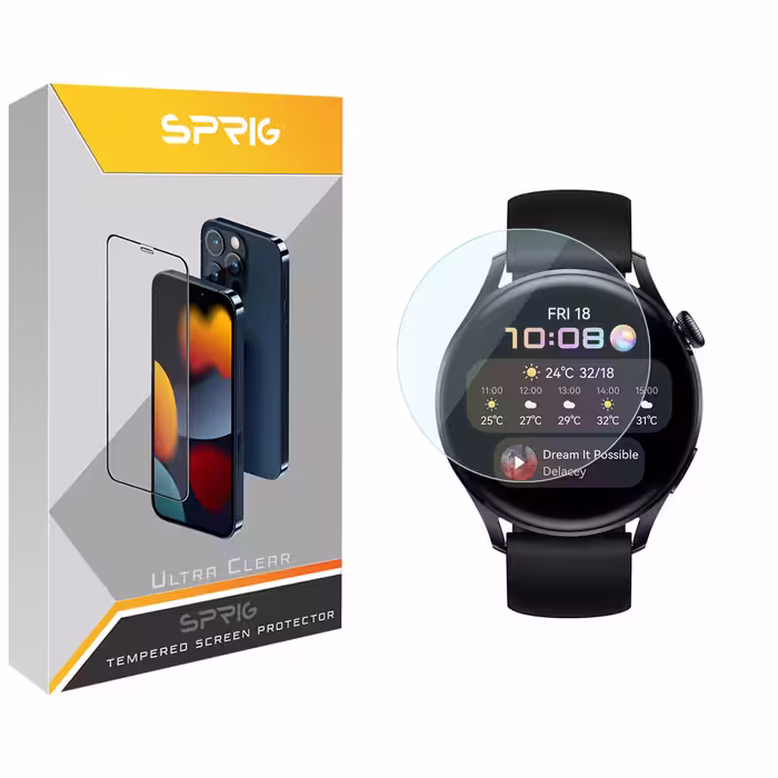 محافظ صفحه نمایش شیشه ای اسپریگ مدل SPG مناسب برای ساعت هوشمند هوآوی Watch 3 Active Edition