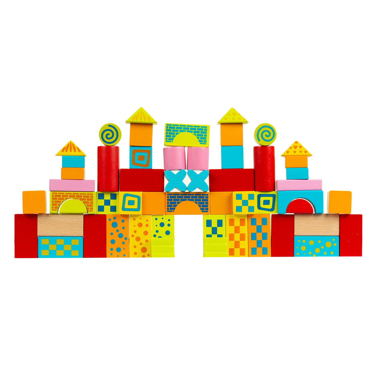 بازی آموزشی مدل مکعب های خانه سازی کد MZ-333