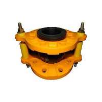 لرزه گیر لاستیکی فلنج دار مهاردار مارک زرد، آب سرد PN10 سایز 10 اینچ ارتعاشات صنعتی ایران