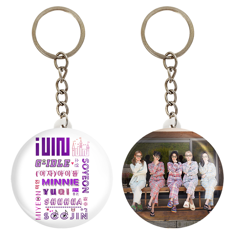 جاکلیدی خندالو مدل گروه جی آیدل GIdle کد 1958319581 مجموعه 2 عددی